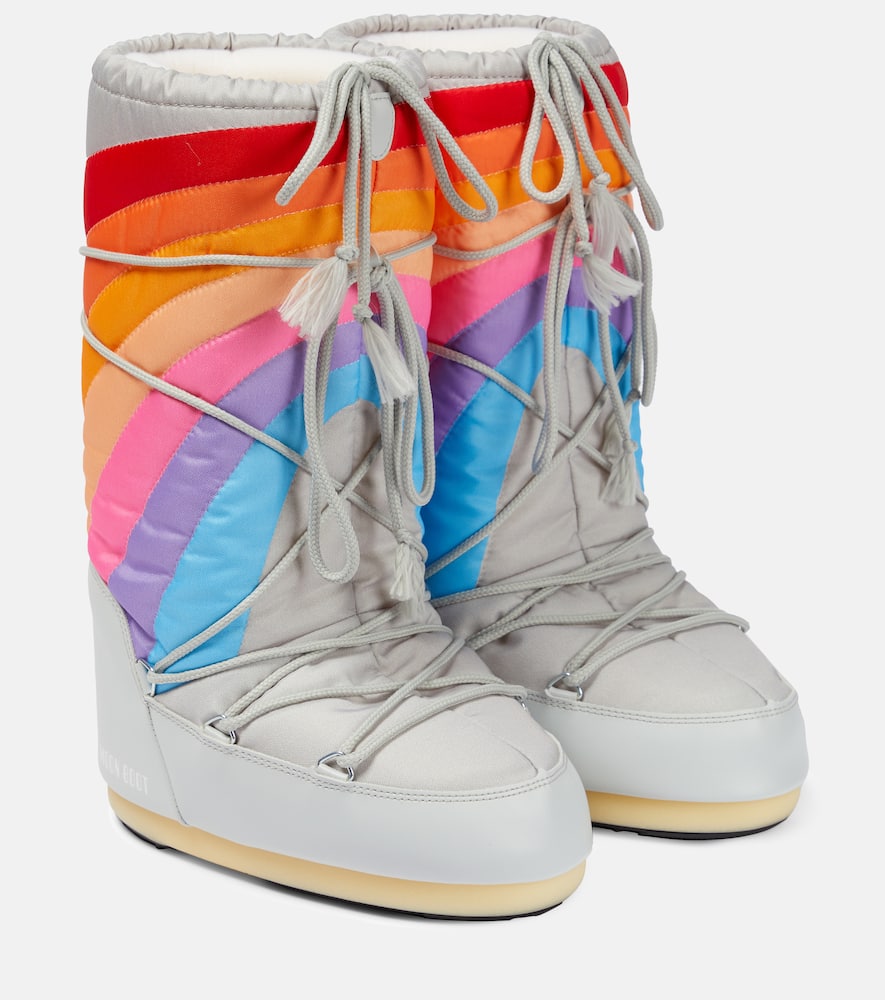 Moon Boot Icon Rainbow snow boots