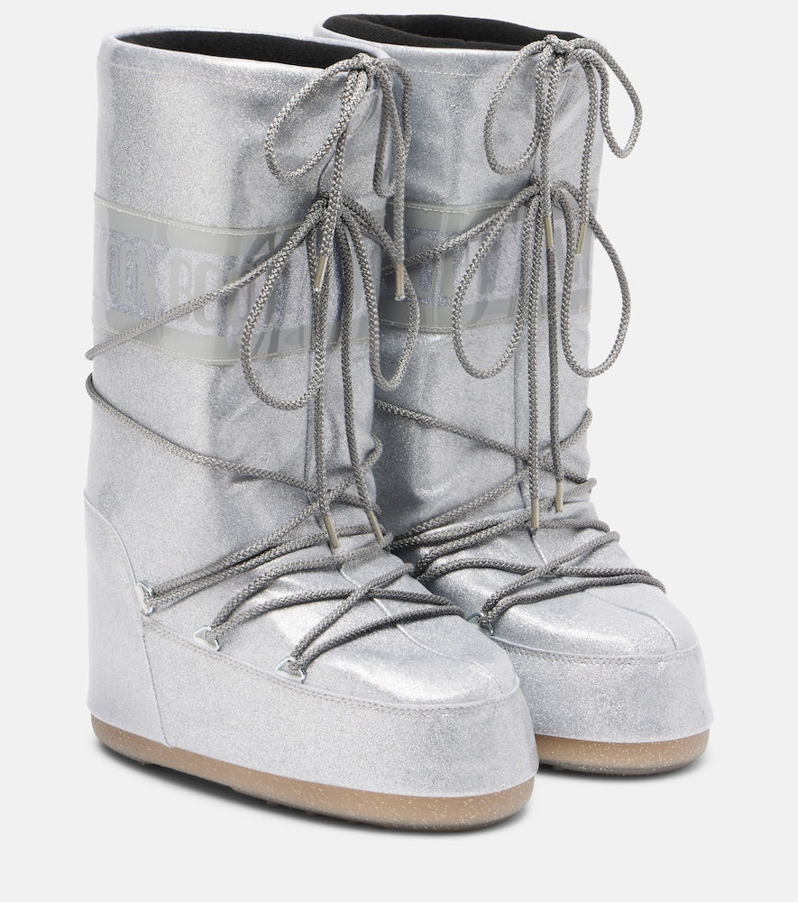 Moon Boot Icon glitter knee-high snow boots