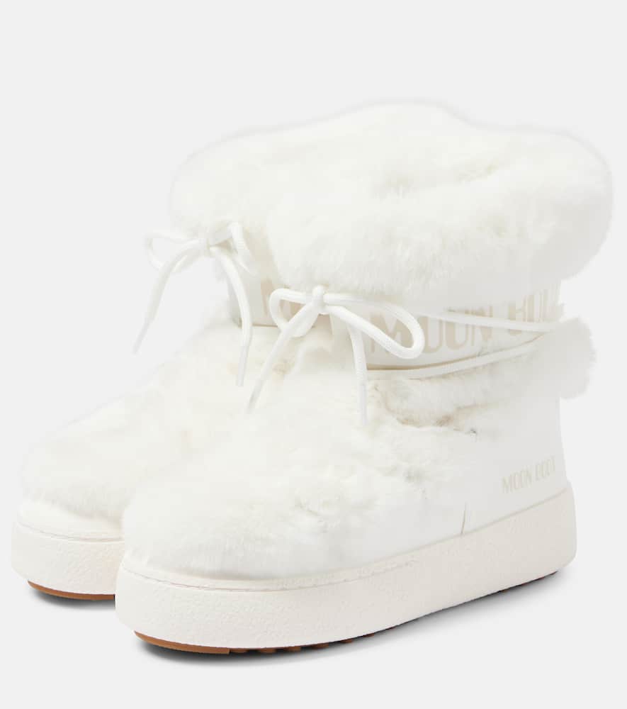 Moon Boot MB Ltrack faux-fur trimmed snow boots