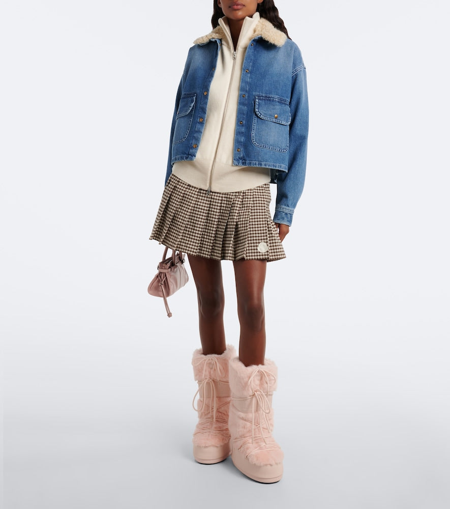 Moon Boot Icon snow boots (Pink) - Flat Boots