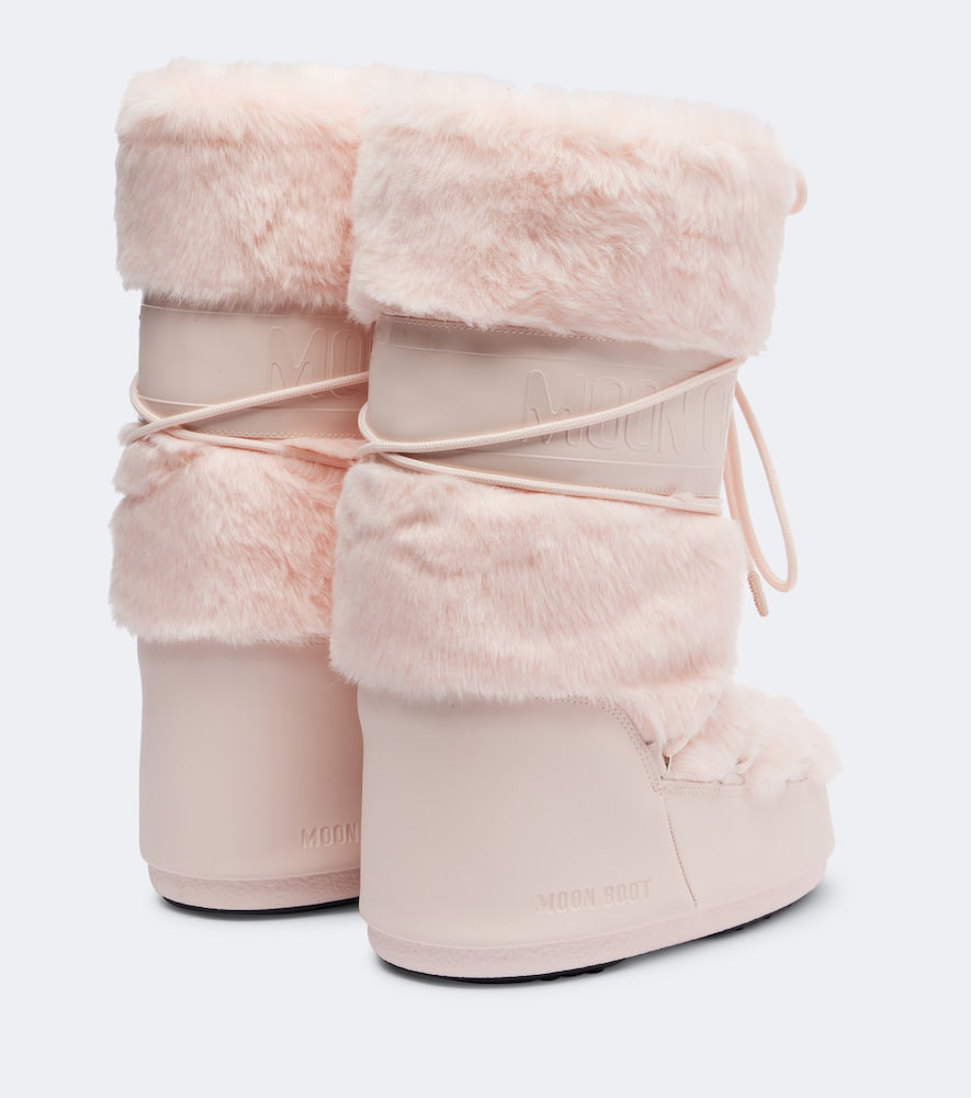 Moon Boot Icon snow boots (Pink) - Flat Boots