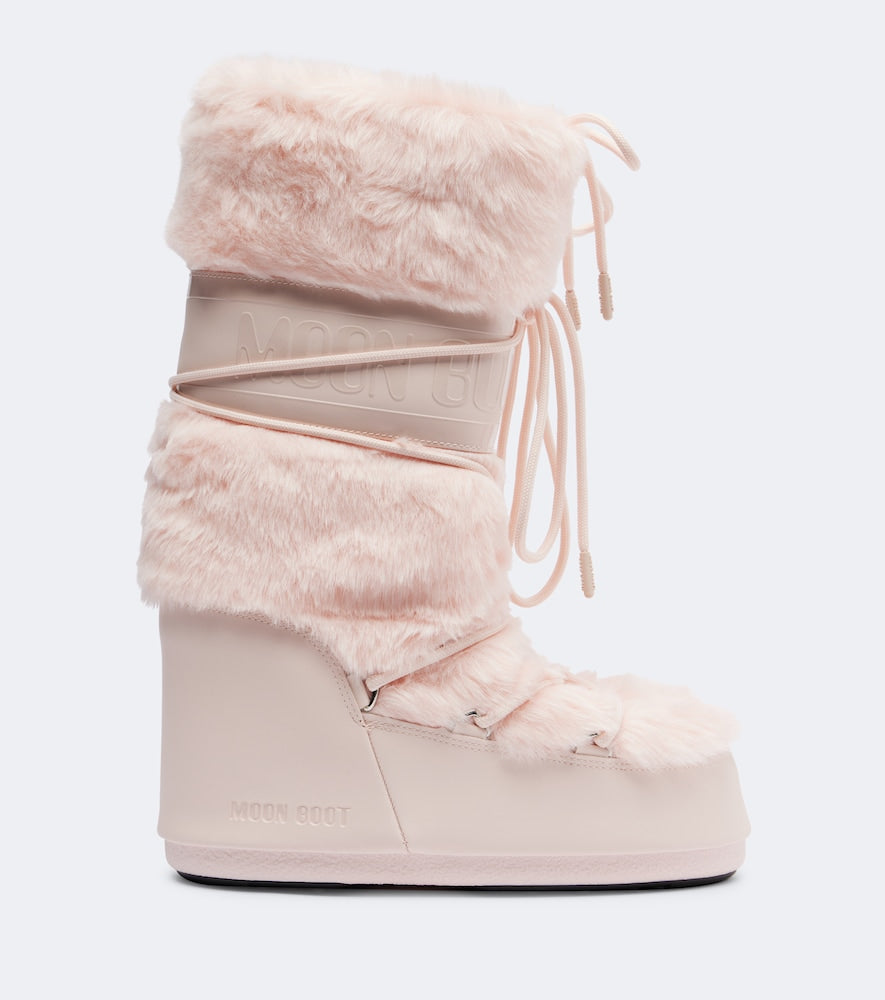Moon Boot Icon snow boots (Pink) - Flat Boots