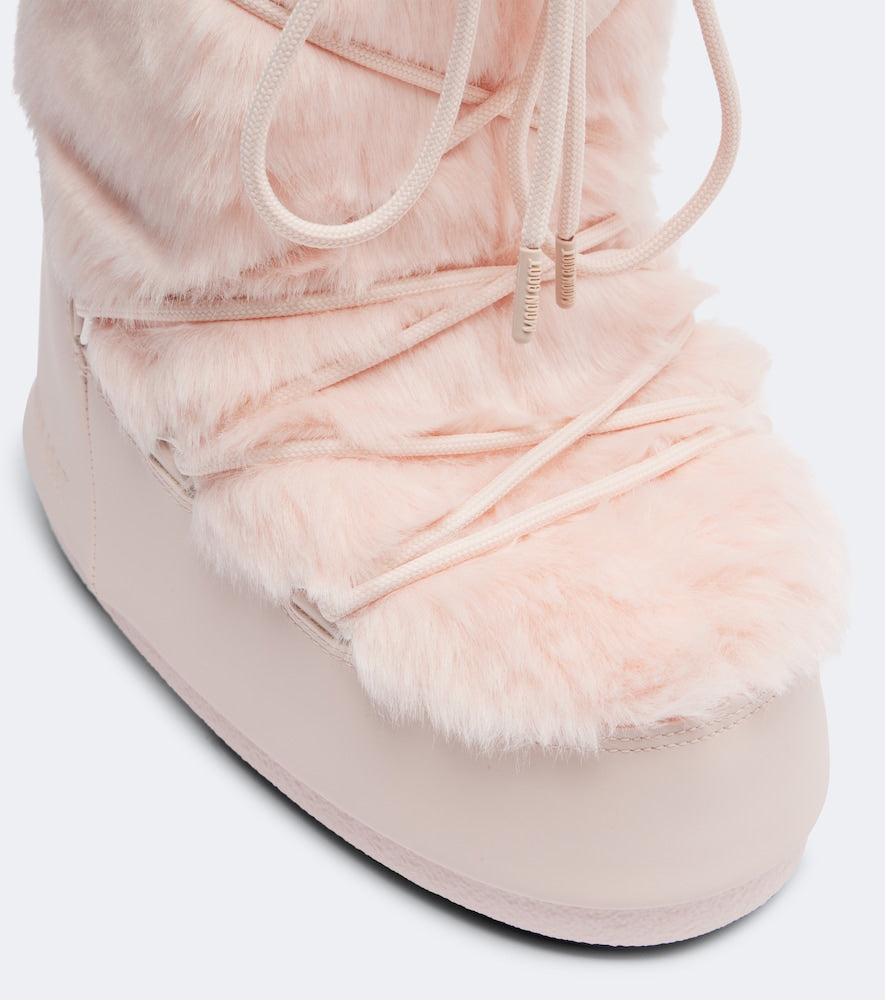 Moon Boot Icon snow boots (Pink) - Flat Boots