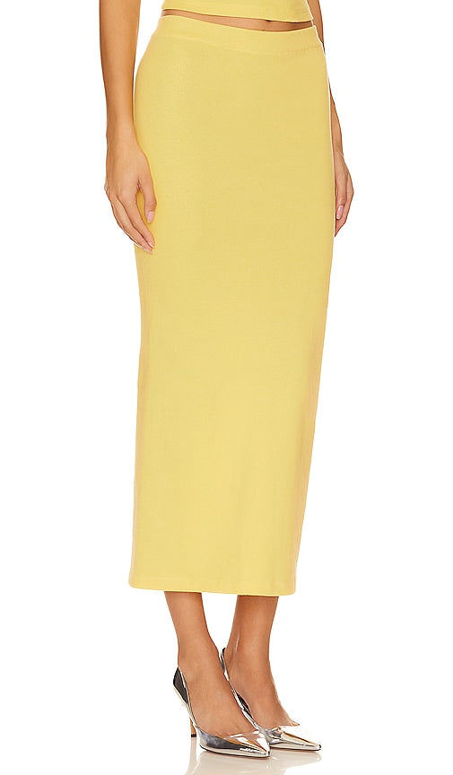 Mother of All Antonia Skirt in Yellow