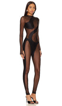 Mother of All Swan Catsuit in Black