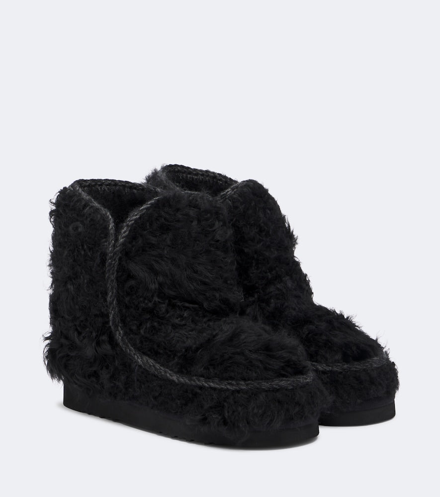 Black Mou 18 Chekiang shearling ankle boots - Flat Boots