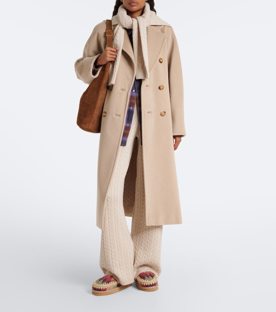 Multicoloured Mou Shearling-lined suede ankle boots - Flat Boots