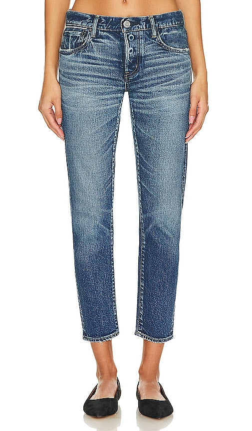 Moussy Vintage Alice Tapered in Blue - Moussy Vintage Alice fuselée en bleu - Moussy 复古爱丽丝蓝色锥形 - Moussy Vintage Alice Tapered in Blau - Moussy 빈티지 앨리스 테이퍼드 블루 색상 - Moussy Vintage Alice rastremato in blu