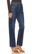 Moussy Vintage Bartlett Wide Straight in Denim-Dark