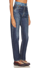 Moussy Vintage Boulder Wide Straight in Denim-Medium