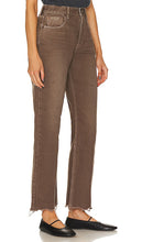 Moussy Vintage Emery Wide Straight in Brown