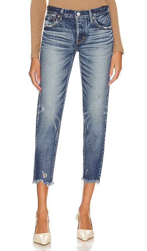 Moussy Vintage Kearny Tapered in Blue - Moussy Vintage Kearny fuselé en bleu - Moussy Vintage Kearny 蓝色锥形 - Moussy Vintage Kearny Tapered in Blau - Moussy Vintage Kearny 테이퍼드 블루 색상 - Moussy Vintage Kearny affusolato in blu