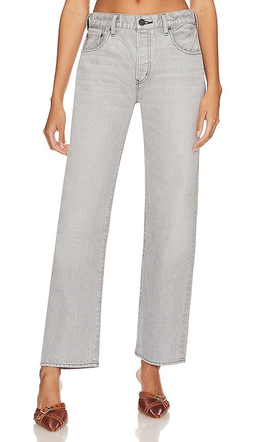 Moussy Vintage Panaca Straight in Light Grey - Moussy Vintage Panaca droit en gris clair - Moussy 复古 Panaca 直筒浅灰色 - Moussy Vintage Panaca Straight in Hellgrau - Moussy 빈티지 파나카 라이트 그레이 색상 - Moussy Vintage Panaca Straight in grigio chiaro