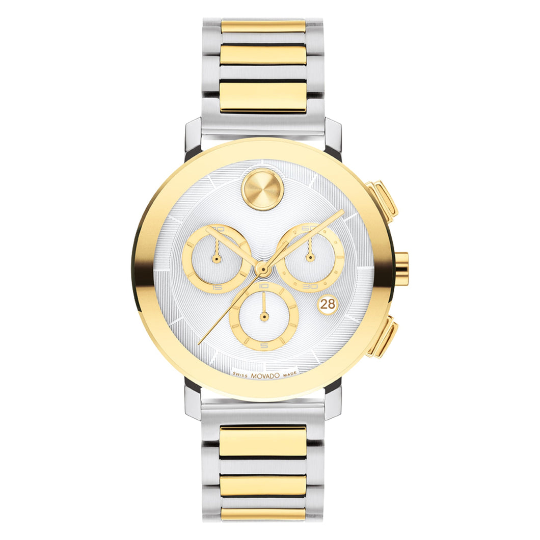 Movado BOLD Evolution 2.0 Silver Dial Two-Tone Stainless Steel Bracelet 38mm - 3600968