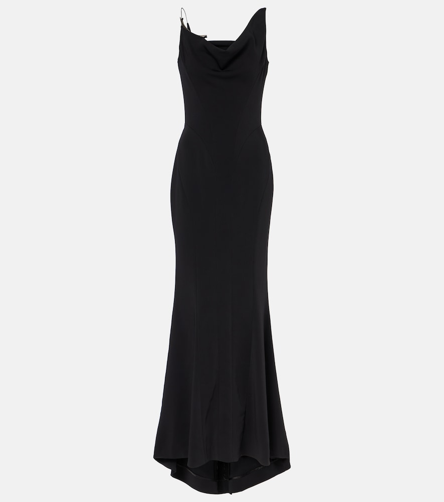 Mugler Asymmetric  gown. Mugler不对称礼服
