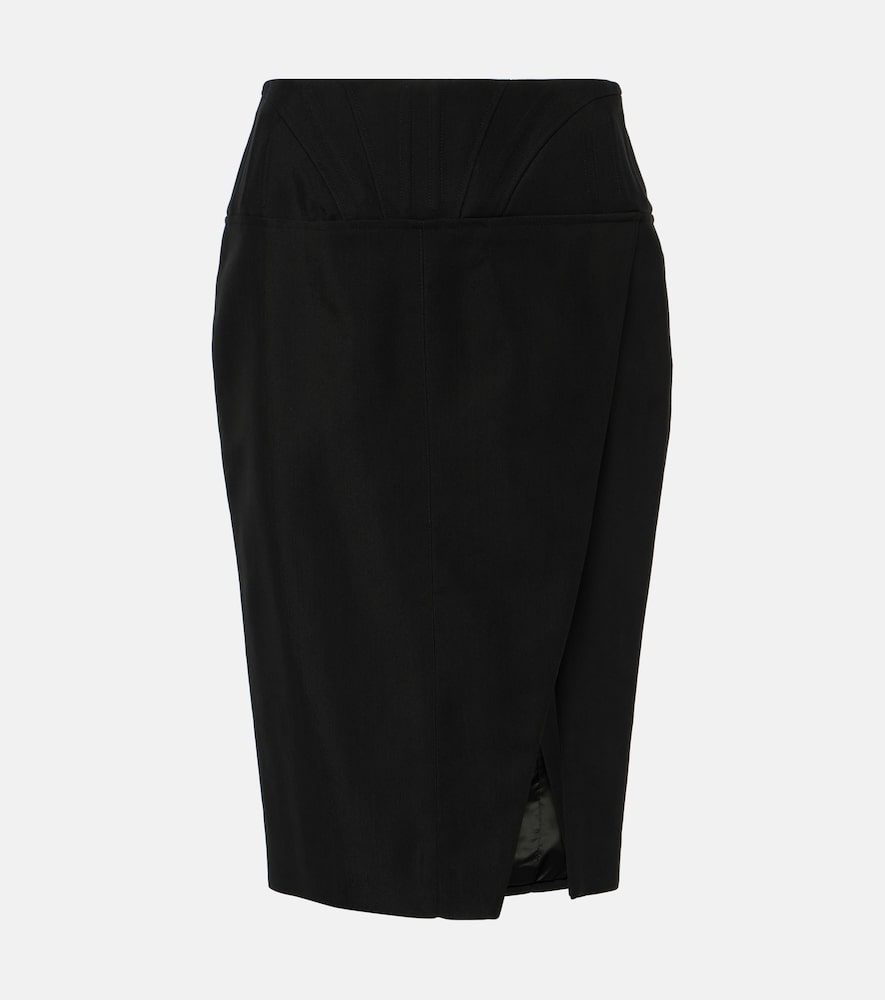 Mugler High-rise pencil skirt - Mugler 高腰铅笔裙