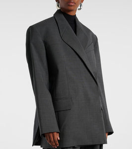 Mugler Oversized virgin wool blazer