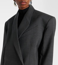 Mugler Oversized virgin wool blazer