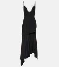 Mugler Paneled midi dress