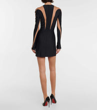 Mugler Paneled minidress