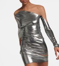 Mugler Paneled minidress