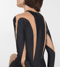 Mugler Paneled minidress