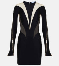 Mugler Paneled minidress