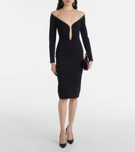 Mugler Plunge minidress
