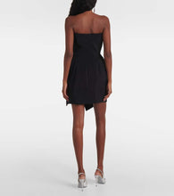 Mugler crêpe bustier dress