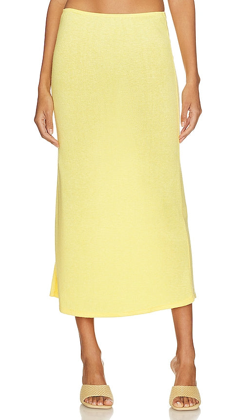 Musier Paris Levant Skirt in Yellow - Musier Paris Jupe Levant en Jaune - Musier Paris Levant 黄色裙子 - Musier Paris Levant Rock in Gelb - Musier Paris 레반트 스커트 - Gonna Musier Paris Levant in giallo
