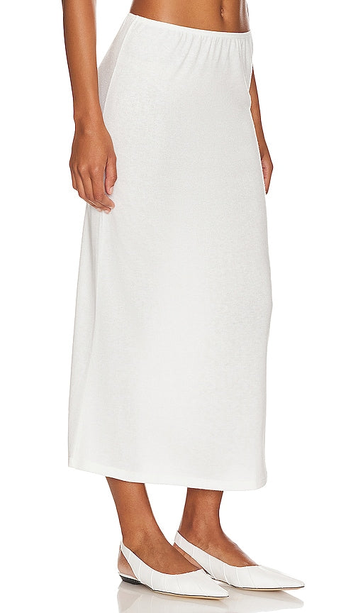 Musier Paris Pantelleria Long Skirt in White