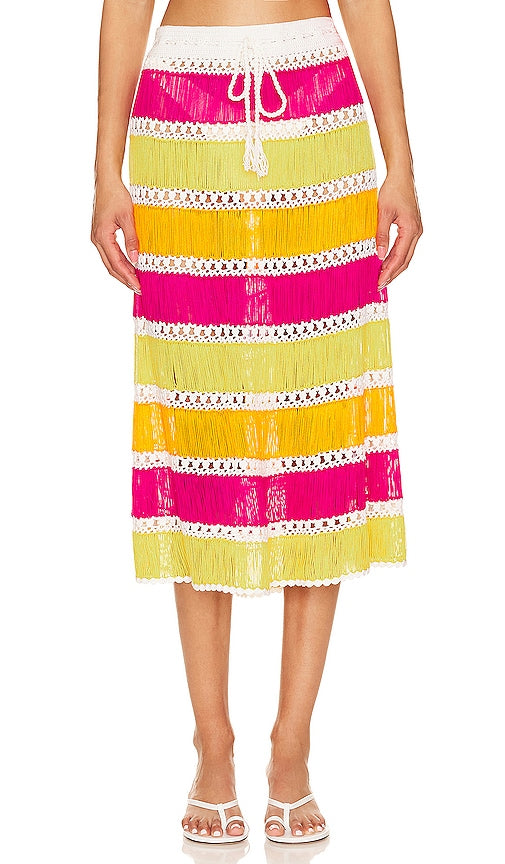 My Beachy Side X Revolve Crochet Mini Skirt in Fuschia - Mini-jupe au crochet My Beachy Side X Revolve en fuschia - My Beachy Side X Revolve 紫红色钩编迷你裙 - My Beachy Side X Revolve Häkel-Minirock in Fuchsia - My Beachy Side X Revolve 크로셰 미니 스커트 - Minigonna all'uncinetto My Beachy Side X Revolve in fucsia