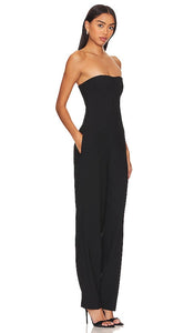 NBD Aitana Corset Jumpsuit in Black