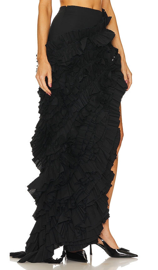 NBD Amara Maxi Skirt in Black