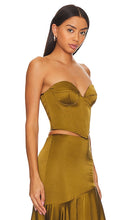 NBD Amrita Corset Top in Olive