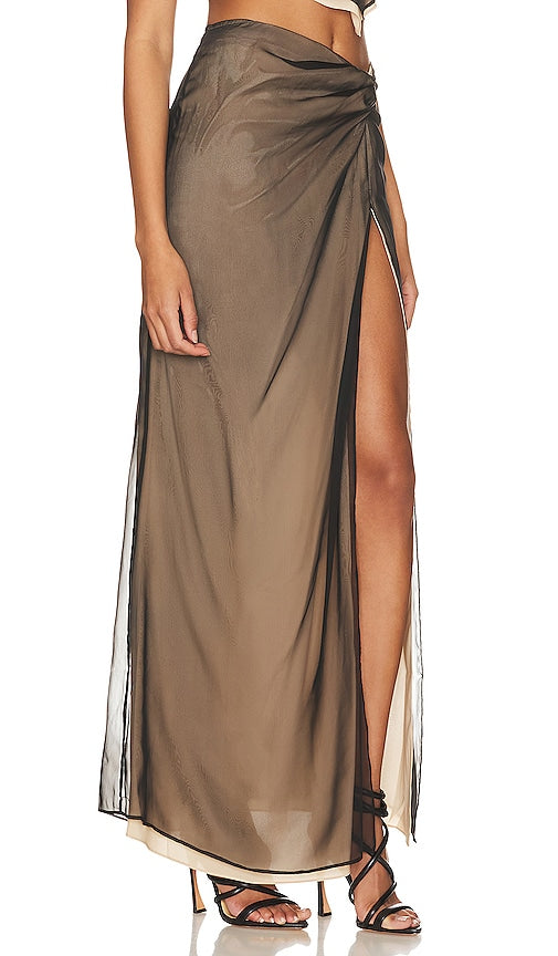 NBD Amryn Maxi Skirt in Black