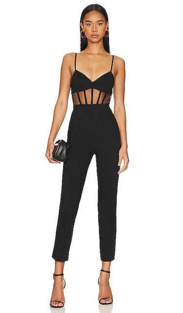 NBD Bianna Jumpsuit in Black - NBD - Combinaison Bianna en noir - NBD Bianna 黑色连身裤 - NBD Bianna Jumpsuit in Schwarz - NBD BIANA 점프수트 - Tuta NBD Bianca in nero