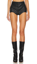 NBD Danica Faux Leather Short in Black