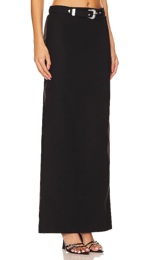 NBD Dev Maxi Skirt in Black
