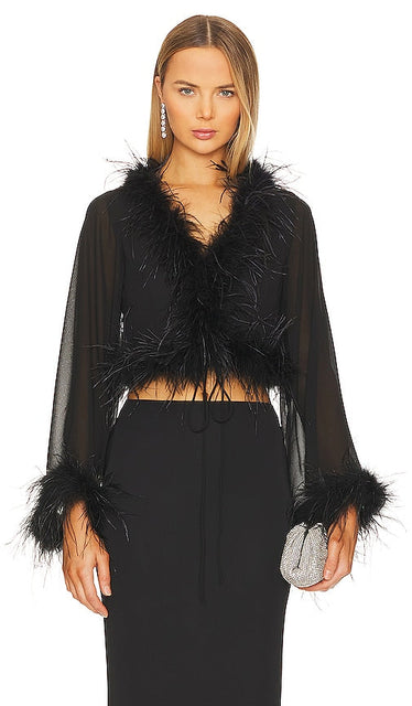 NBD Diara Top in Black - NBD Haut Diara en Noir - NBD Diara 黑色上衣 - NBD Diara Top in Schwarz - NBD 디아라 탑 - Top NBD Diara in nero