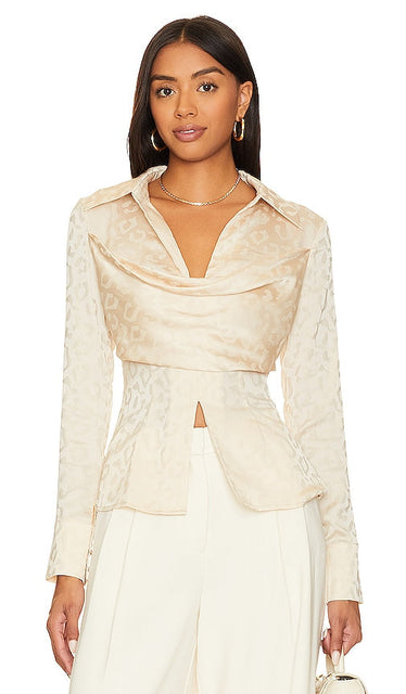 NBD Haylo Top in Cream - NBD Haylo Haut en Crème - NBD Haylo 奶油色上衣 - NBD Haylo Top in Creme - NBD HAYLO 탑 - Top NBD Haylo in crema