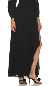 NBD Jaxine Maxi Skirt in Black