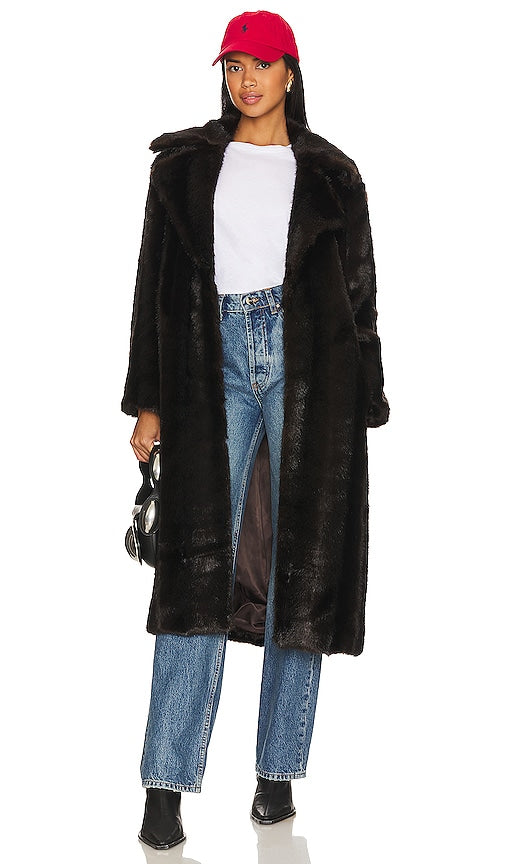 NBD Jovie Coat in Brown - Manteau Jovie NBD en marron - NBD Jovie 棕色大衣 - NBD Jovie Mantel in Braun - NBD Jovie 코트 브라운 색상 - Cappotto NBD Jovie in marrone