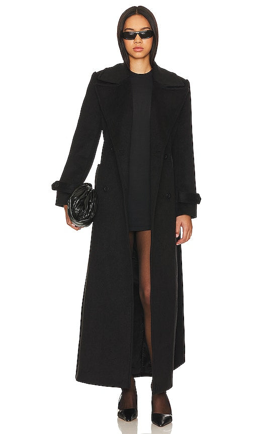 NBD Lalita Coat in Black - NBD Manteau Lalita en Noir - NBD 黑色 Lalita 外套 - NBD Lalita Mantel in Schwarz - NBD Lalita 코트블랙 색상 - Cappotto NBD Lalita in nero