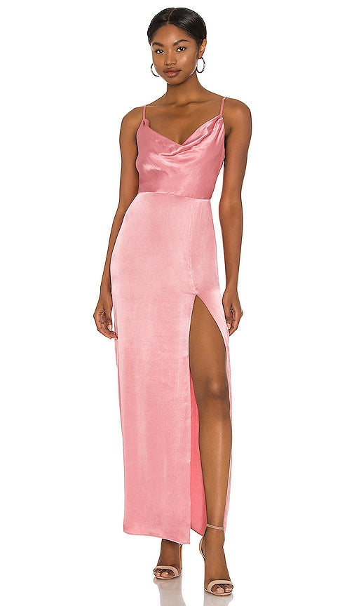 NBD Lila Gown in Rose - Robe Lila NBD en Rose - NBD 玫瑰色 Lila 礼服 - NBD Lila Kleid in Rose - NBD 릴라 가운 - Abito NBD Lila in rosa