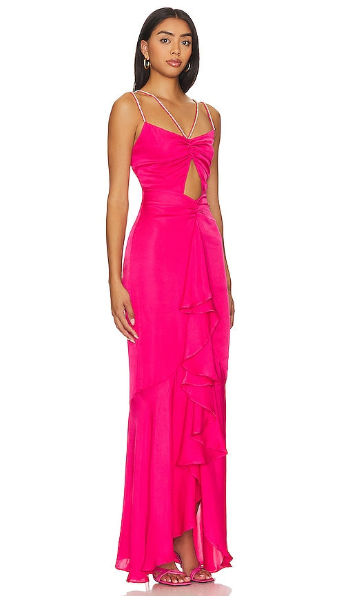 NBD Meera Gown in Fuchsia