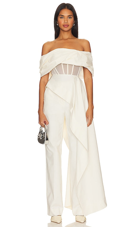 NBD Navi Corset Top in Ivory - Haut corset NBD Navi en ivoire - NBD Navi 象牙色紧身胸衣 - NBD Navi-Korsettoberteil in Elfenbein - NBD 나비 코르셋 탑 - Top corsetto NBD Navi in ​​avorio