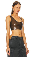 NBD Raahi Latex Top in Black