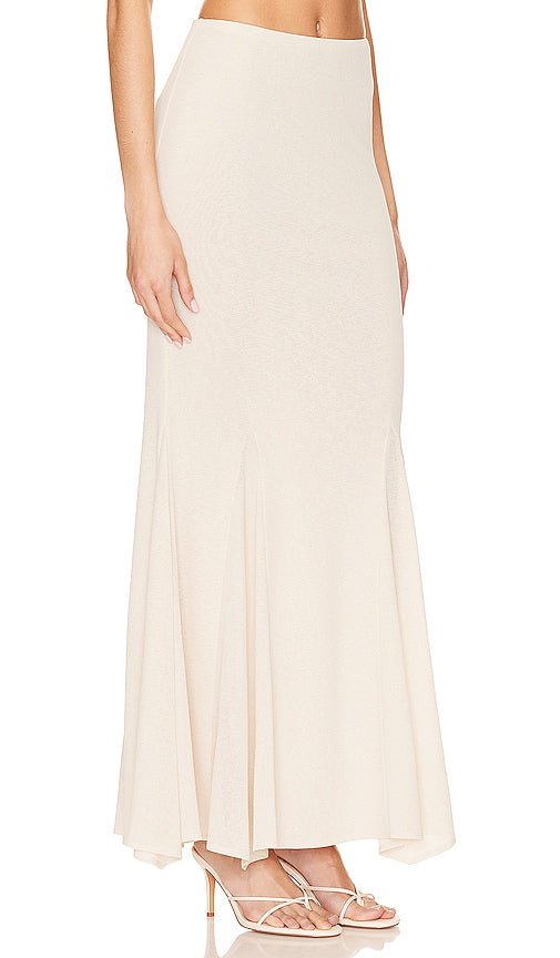 NBD Sanam Maxi Skirt in Cream