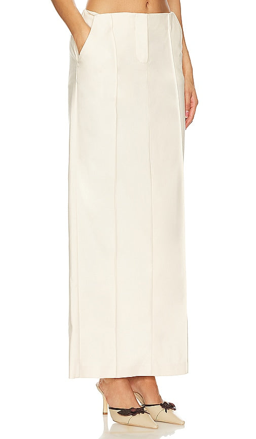 NBD Oraya Maxi Skirt in Cream